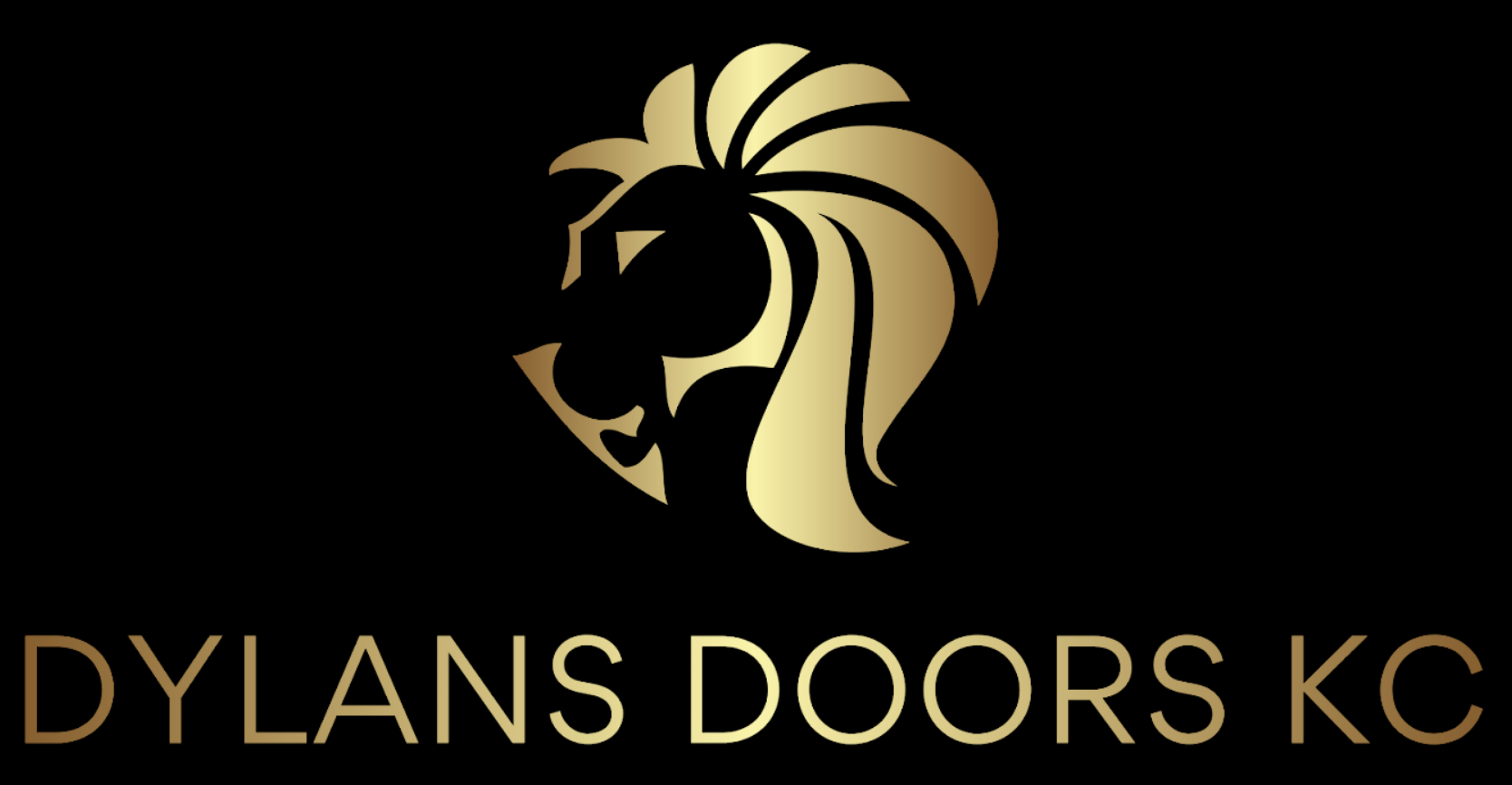 The logo for dylans doors kc